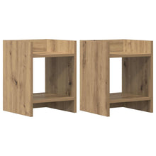 Plantenstandaard met plank 2 pcs Artisan Eik 30 x 30 x 40 cm