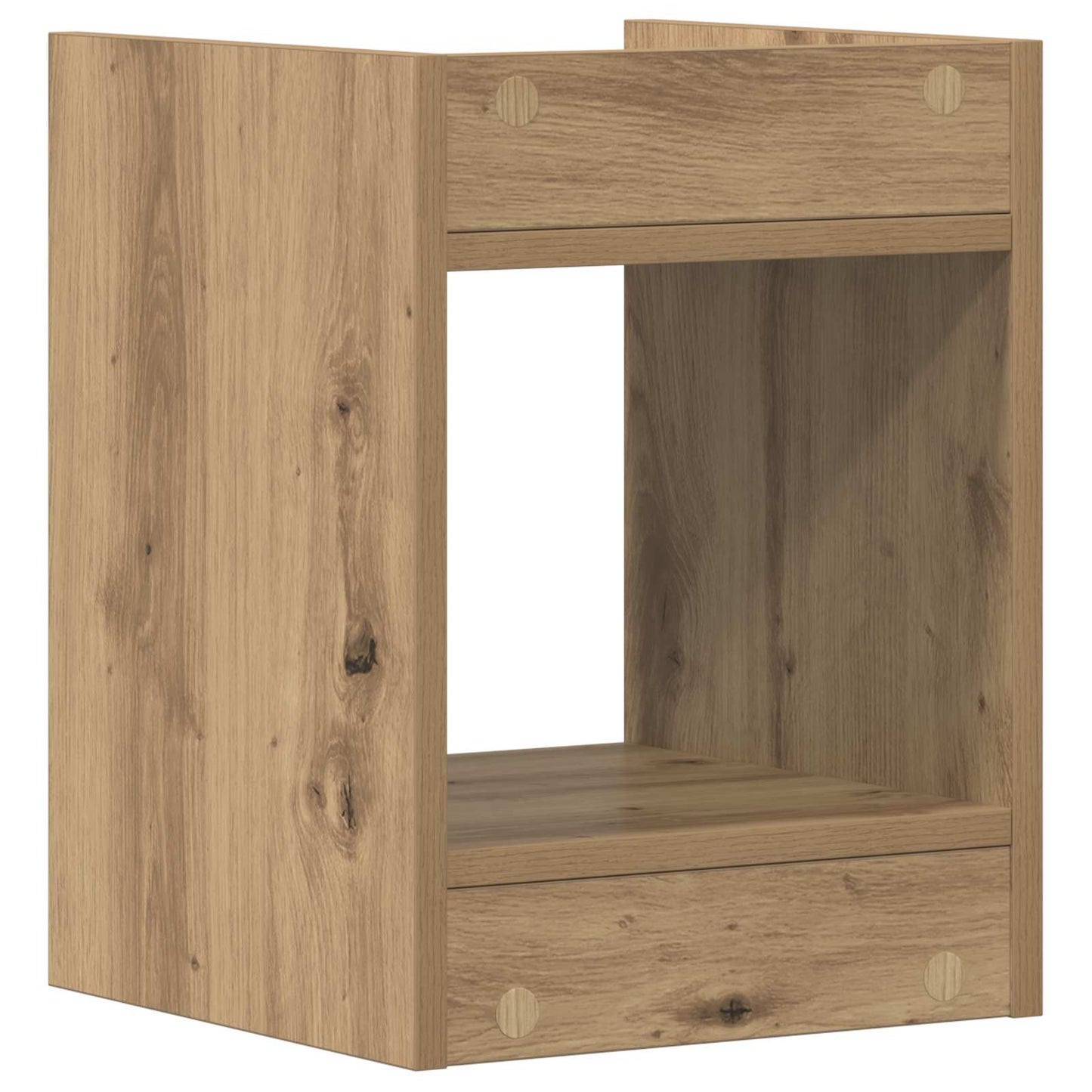 Plantenstandaard met plank 2 pcs Artisan Eik 30 x 30 x 40 cm