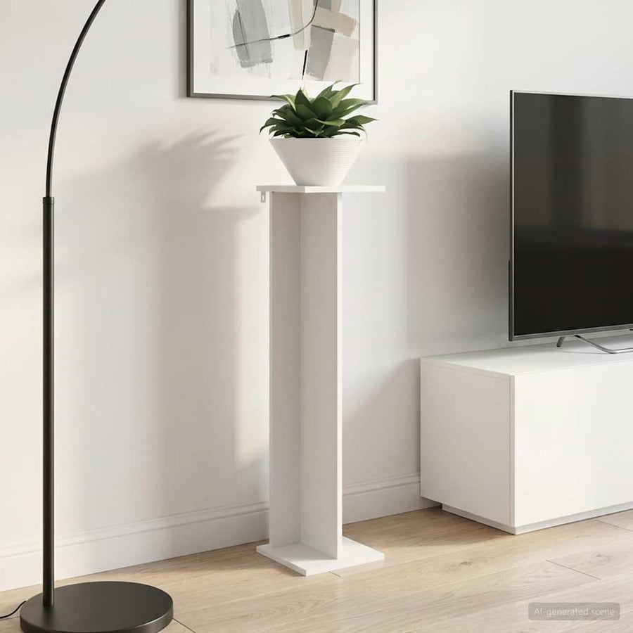 Plantenstandaard 2 pcs Wit 25 x 25,5 x 100,5 cm