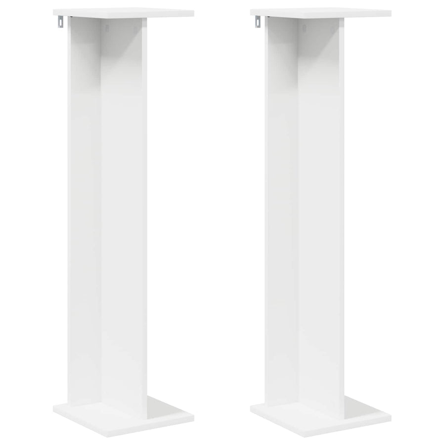 Plantenstandaard 2 pcs Wit 25 x 25,5 x 100,5 cm