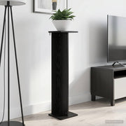 Plantenstandaard zwarte eik 25x25.5x100.5 cm