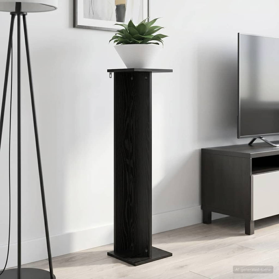Plantenstandaard Zwarte Eik 25 x 25,5 x 100,5 cm