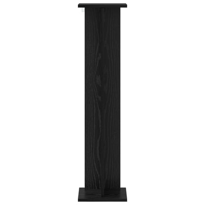 Plantenstandaard 2 pcs Zwarte Eik 25 x 25,5 x 100,5 cm