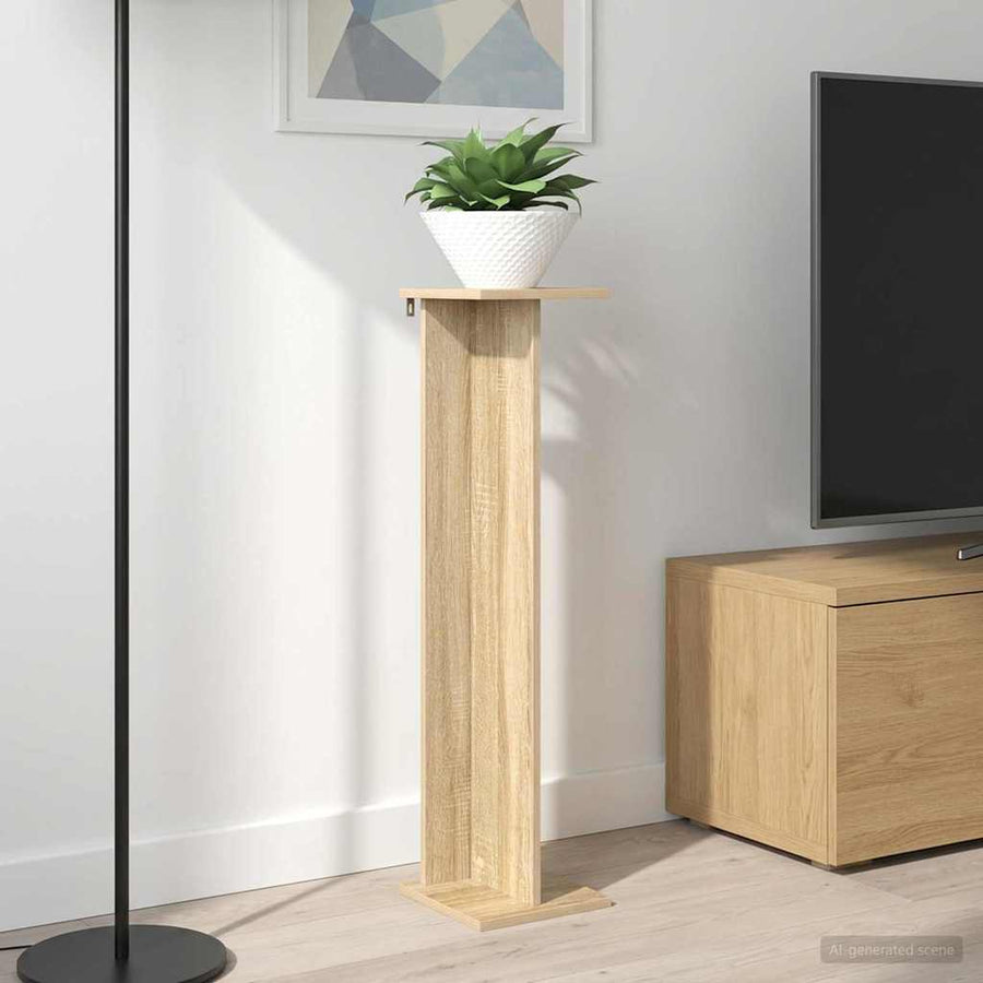Plantenstandaard Sonoma Eiken 25 x 25,5 x 100,5 cm