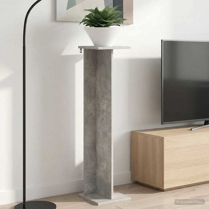 Plantenstandaard Beton Grijs 25 x 25,5 x 100,5 cm