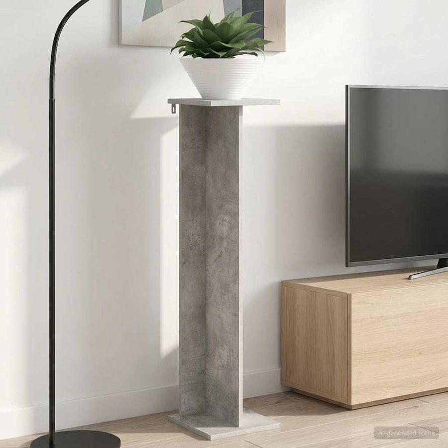 Plantenstandaard Beton Grijs 25 x 25,5 x 100,5 cm