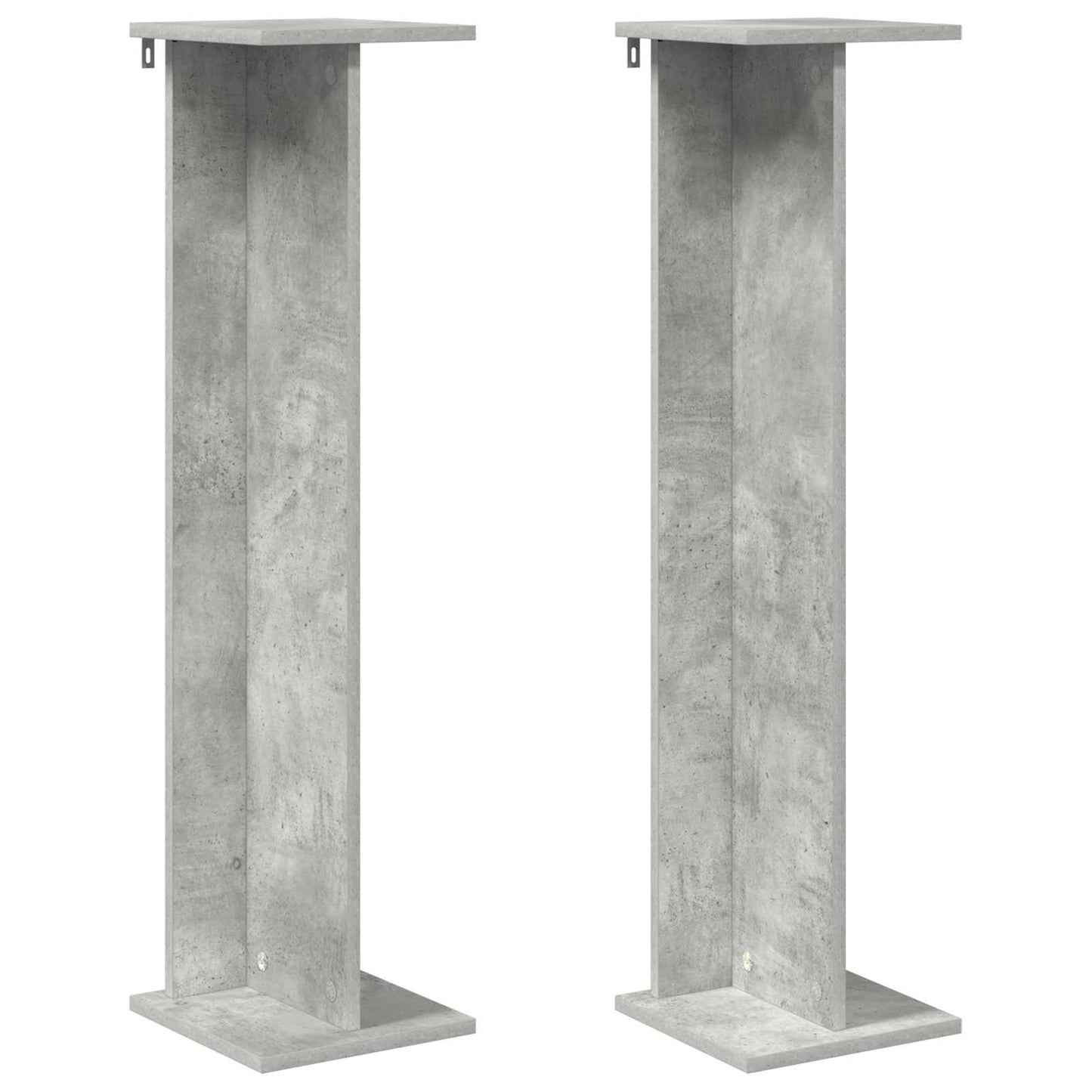Plantenstandaard 2 pcs Beton Grijs 25 x 25,5 x 100,5 cm