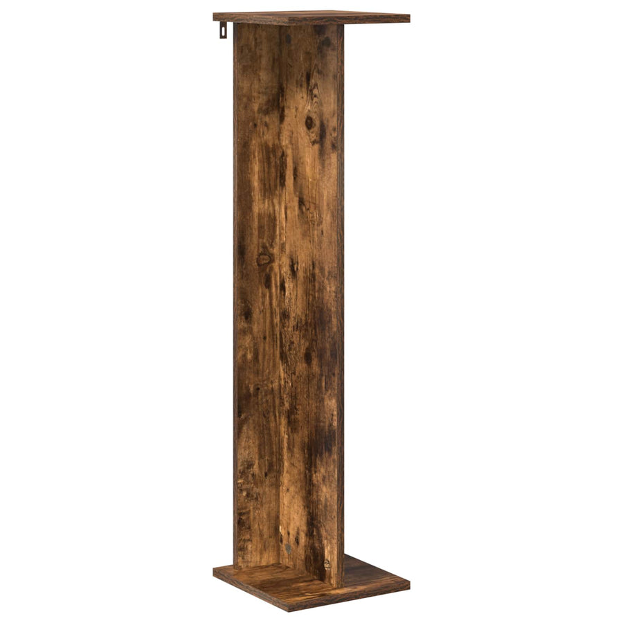Plantenstandaard Gerookte Eik 25 x 25,5 x 100,5 cm