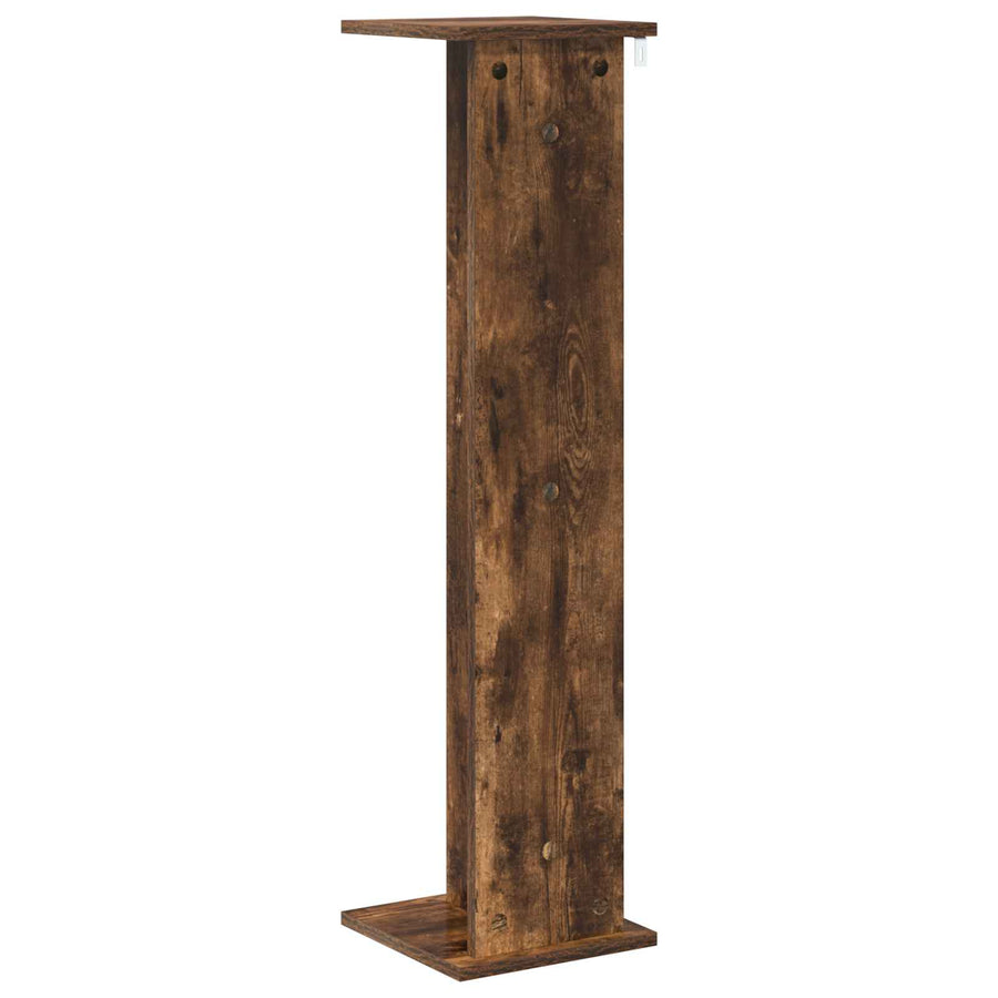 Plantenstandaard Gerookte Eik 25 x 25,5 x 100,5 cm