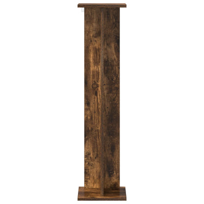 Plantenstandaard Gerookte Eik 25 x 25,5 x 100,5 cm