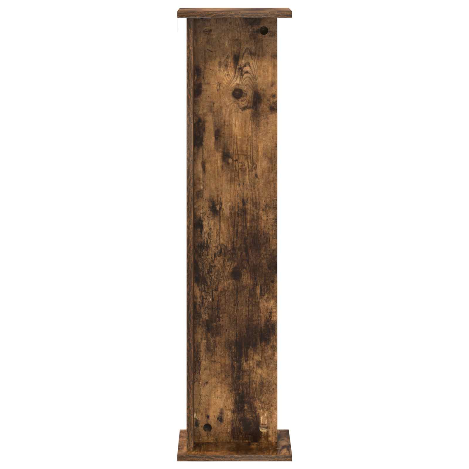 Plantenstandaard 2 pcs Gerookte Eik 25 x 25,5 x 100,5 cm