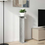 Plantenstandaard 25x25.5x100.5 cm bewerkt hout grijs