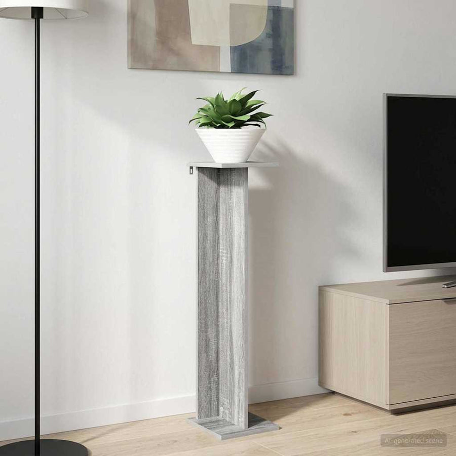 Plantenstandaard Grijze Sonoma 25 x 25,5 x 100,5 cm