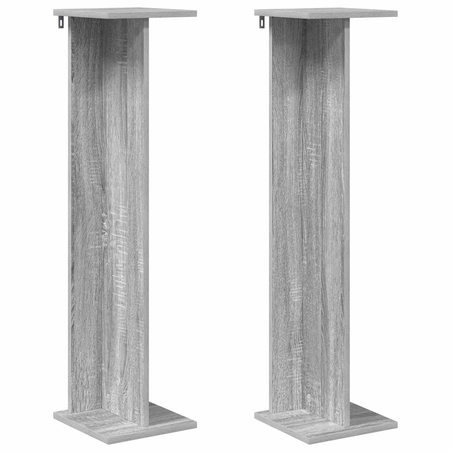 Plantenstandaard 2 pcs Grijze Sonoma 25 x 25,5 x 100,5 cm