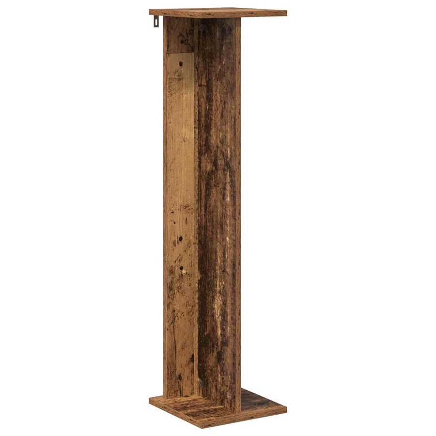 Plantenstandaard 2 pcs Oudhout 25 x 25,5 x 100,5 cm