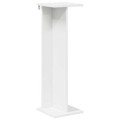 Plantenstandaard Wit 25 x 25,5 x 80,5 cm Geconstrueerd hout