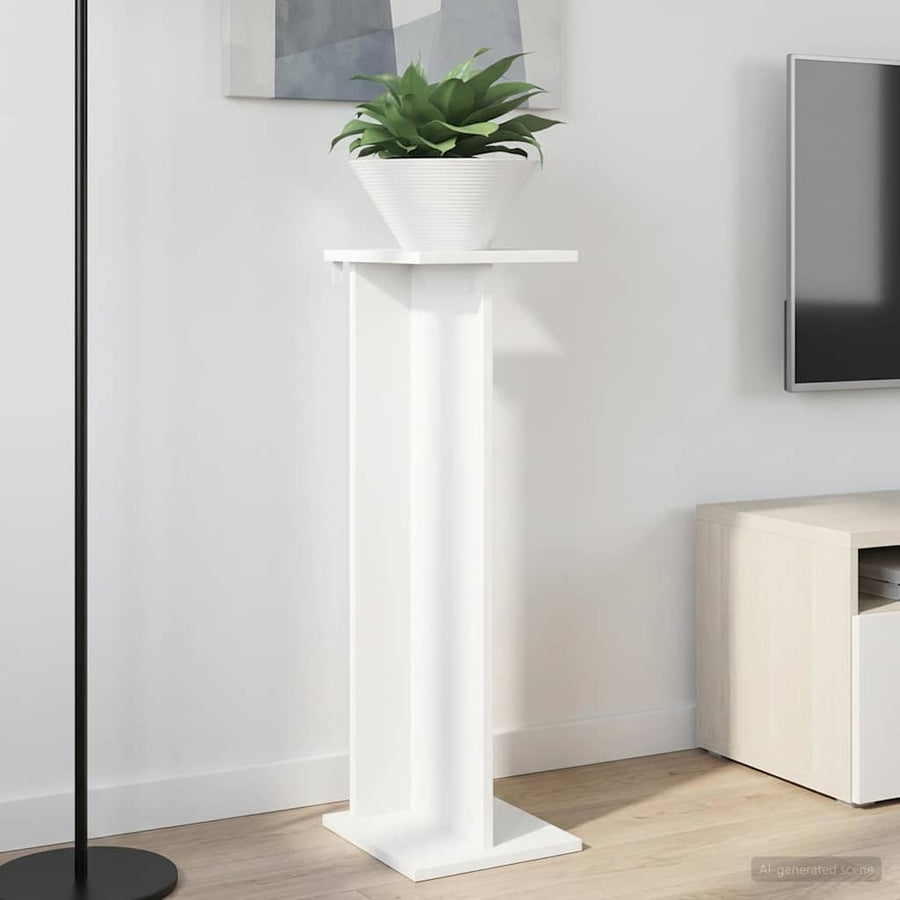 Plantenstandaard 2 pcs Wit 25 x 25,5 x 80,5 cm