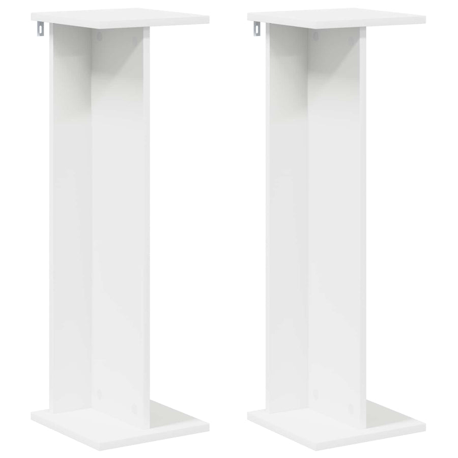 Plantenstandaard 2 pcs Wit 25 x 25,5 x 80,5 cm