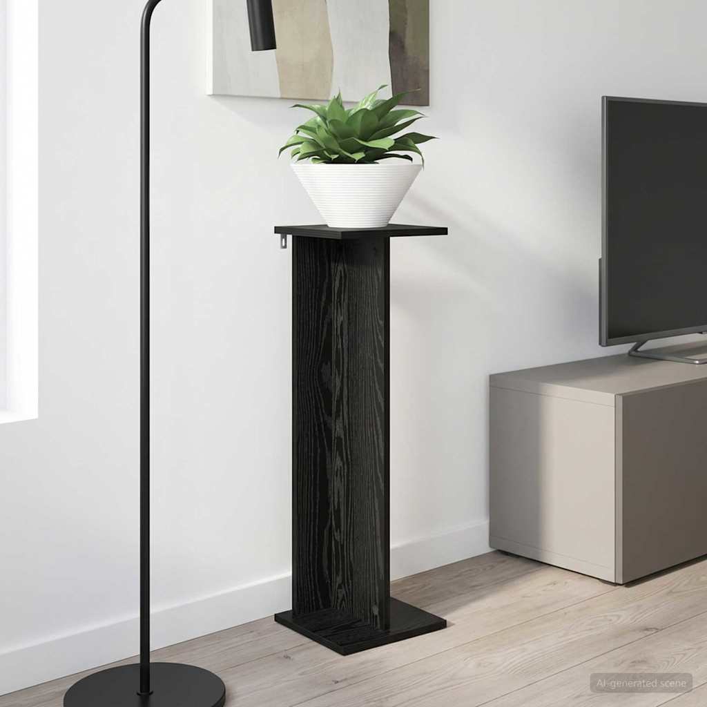 Plantenstandaard Zwarte Eik 25 x 25,5 x 80,5 cm