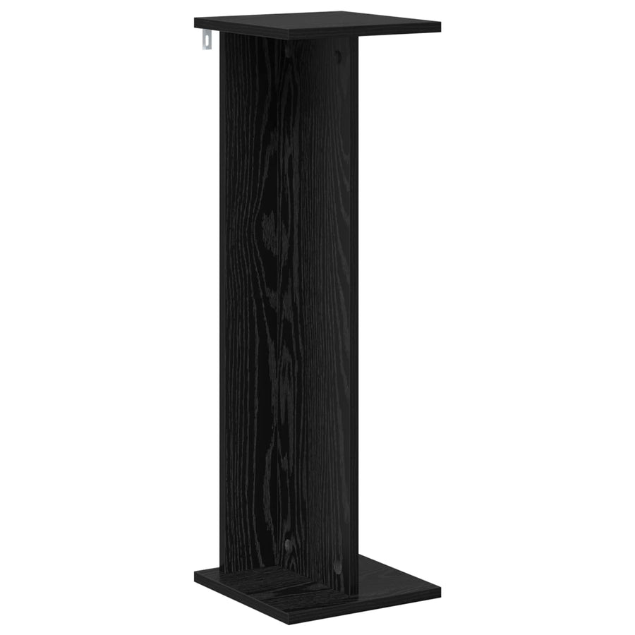 Plantenstandaard 2 pcs Zwarte Eik 25 x 25,5 x 80,5 cm