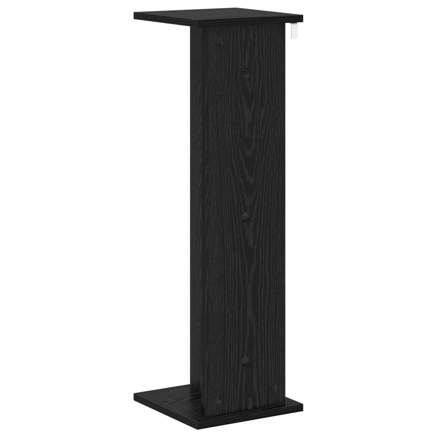 Plantenstandaard 2 pcs Zwarte Eik 25 x 25,5 x 80,5 cm