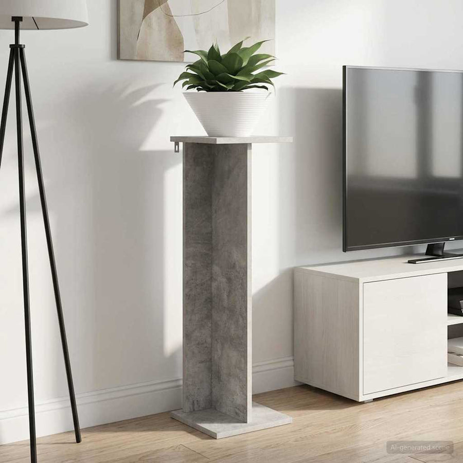 Plantenstandaard Beton Grijs 25 x 25,5 x 80,5 cm