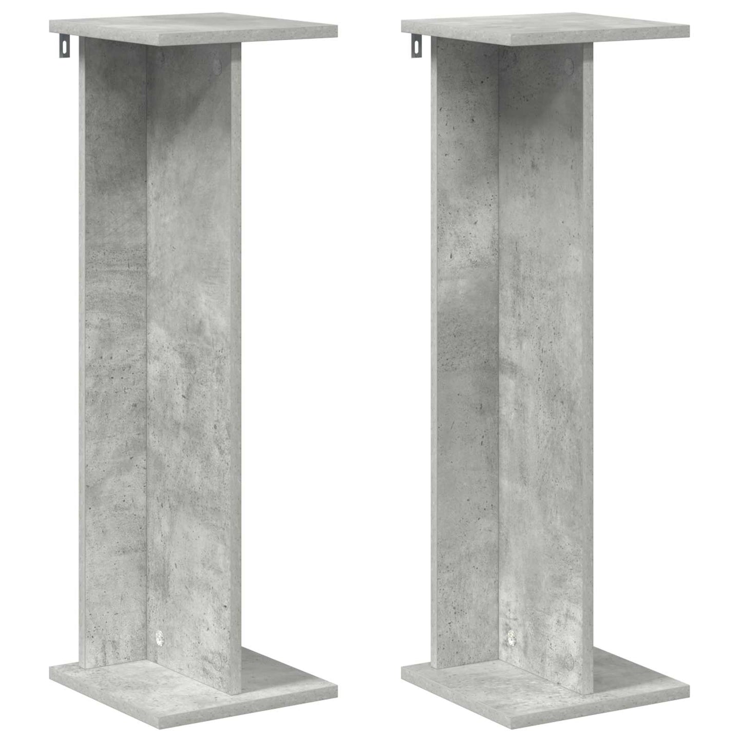Plantenstandaard 2 pcs Beton Grijs 25 x 25,5 x 80,5 cm