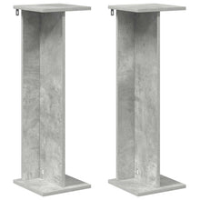 Plantenstandaard 2 pcs Beton Grijs 25 x 25,5 x 80,5 cm