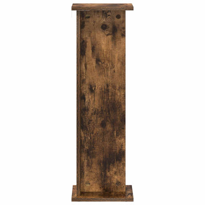 Plantenstandaard 2 pcs Gerookte Eik 25 x 25,5 x 80,5 cm