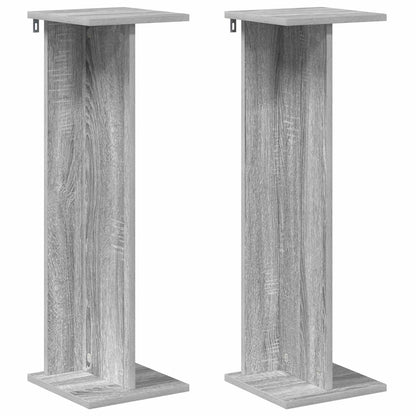 Plantenstandaard 2 pcs Grijze Sonoma 25 x 25,5 x 80,5 cm