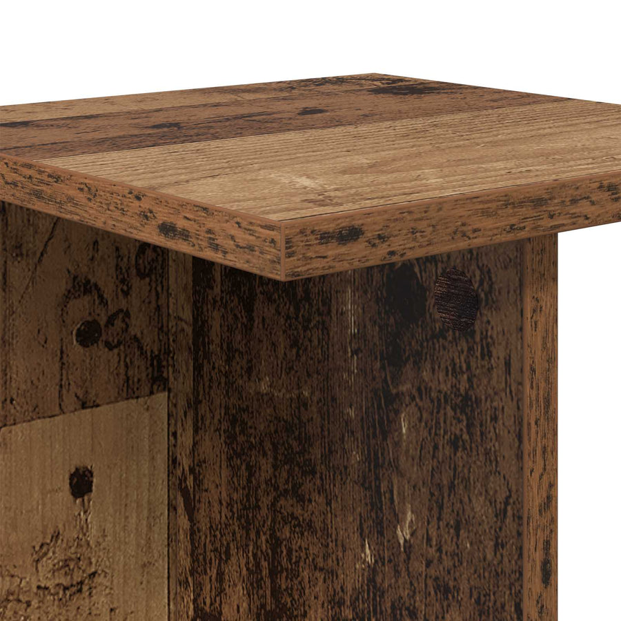 Plantenstandaard Oudhout 25 x 25,5 x 80,5 cm Geconstrueerd hout