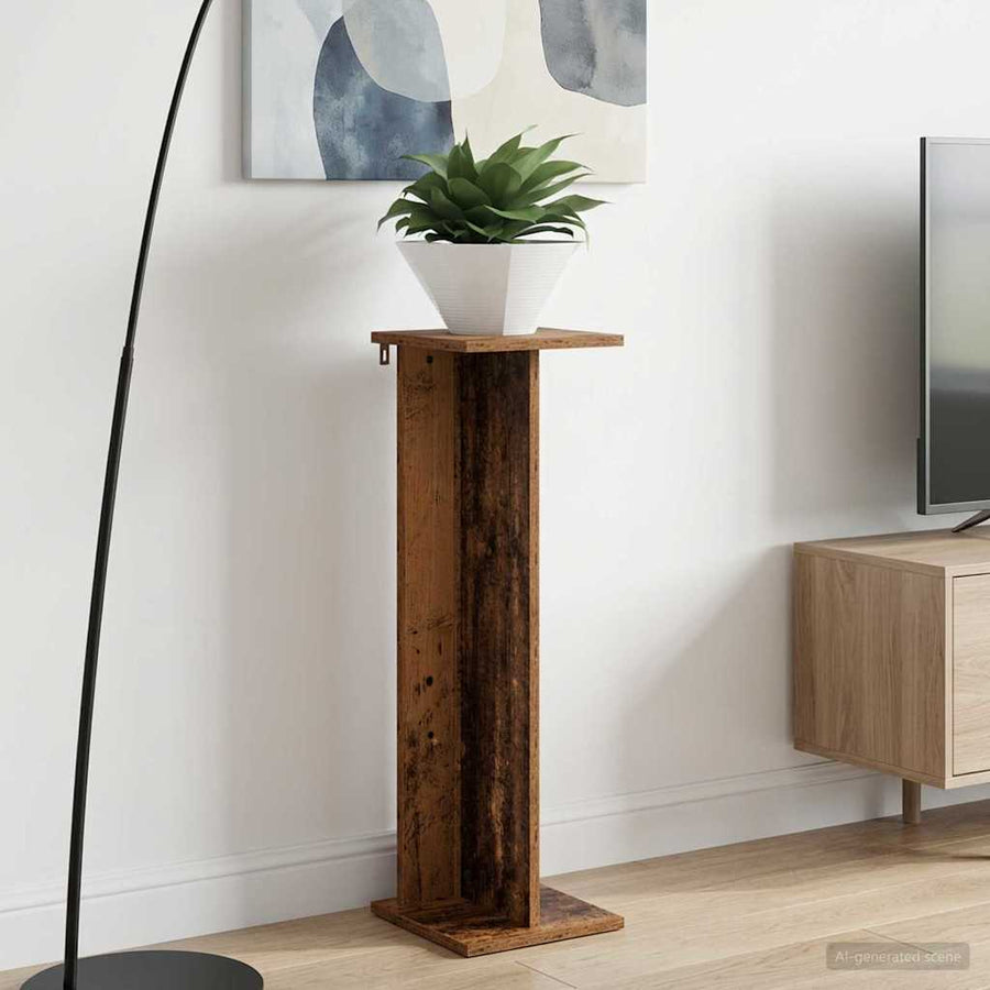 Plantenstandaard 2 pcs Oudhout 25 x 25,5 x 80,5 cm
