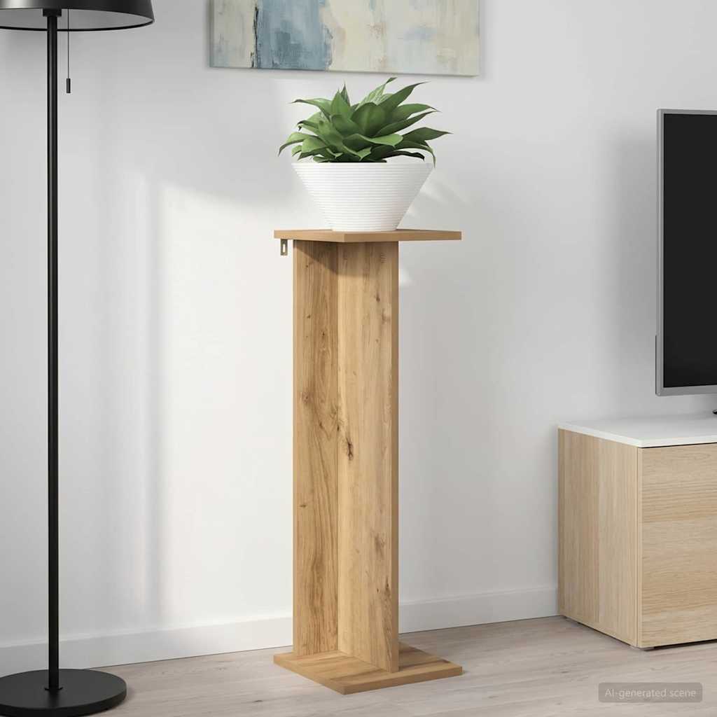 Plantenstandaard Artisan Eik 25 x 25,5 x 80,5 cm