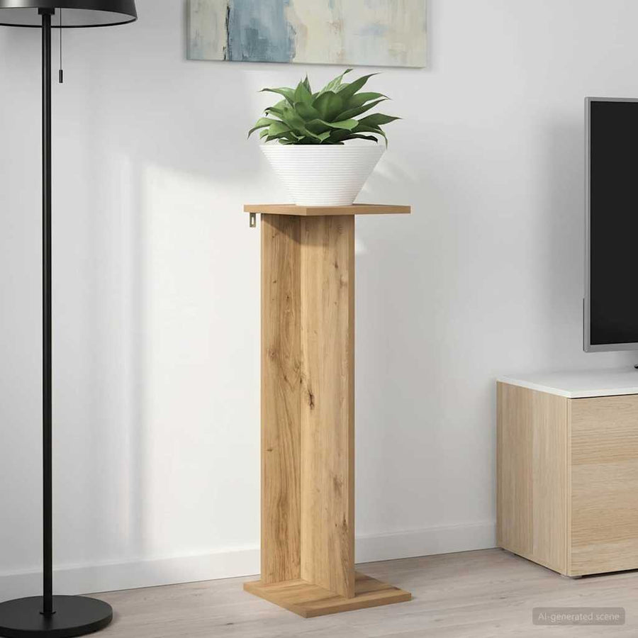 Plantenstandaard Artisan Eik 25 x 25,5 x 80,5 cm