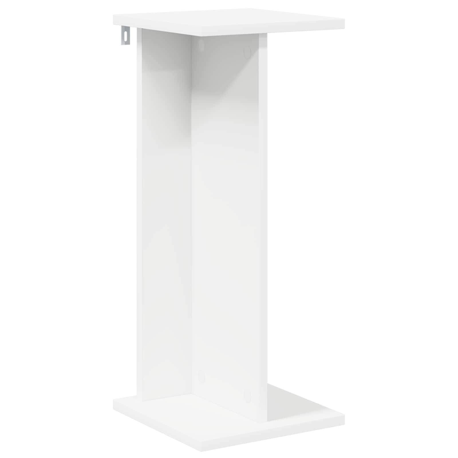 Plantenstandaard Wit 25 x 25,5 x 60,5 cm Geconstrueerd hout