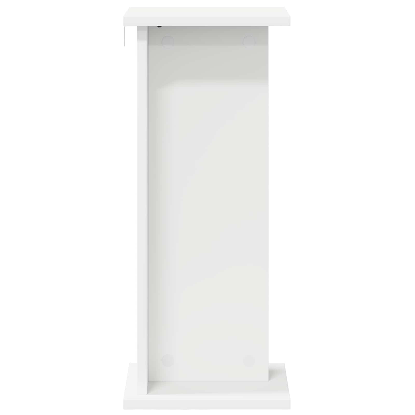Plantenstandaard Wit 25 x 25,5 x 60,5 cm Geconstrueerd hout