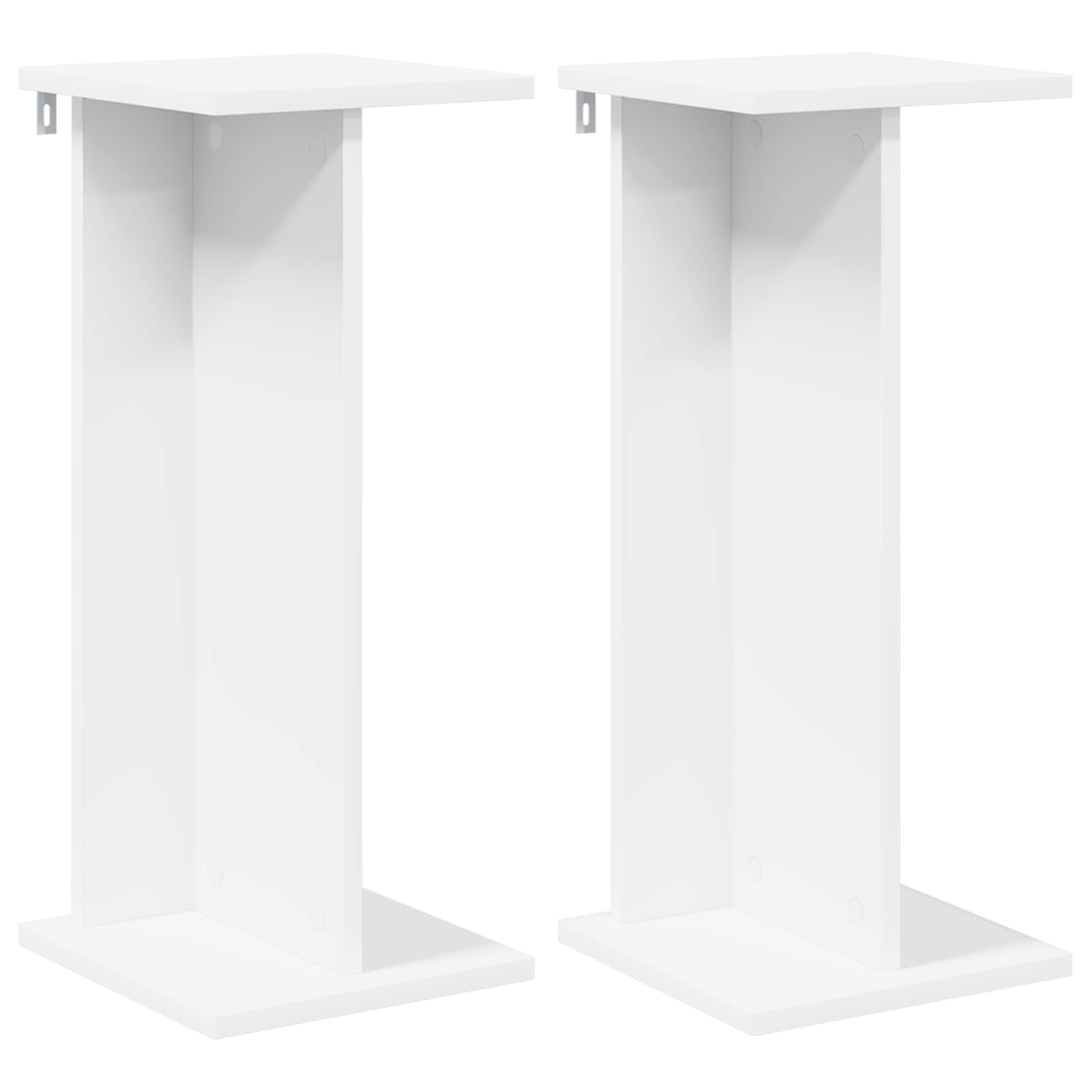 Plantenstandaard 2 pcs Wit 25 x 25,5 x 60,5 cm