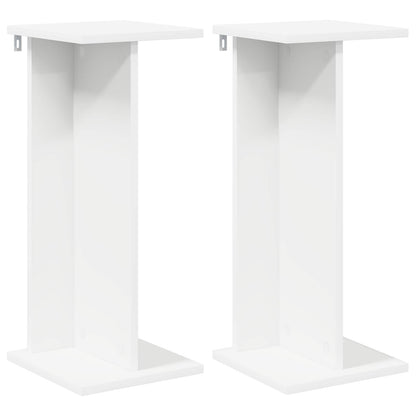 Plantenstandaard 2 pcs Wit 25 x 25,5 x 60,5 cm