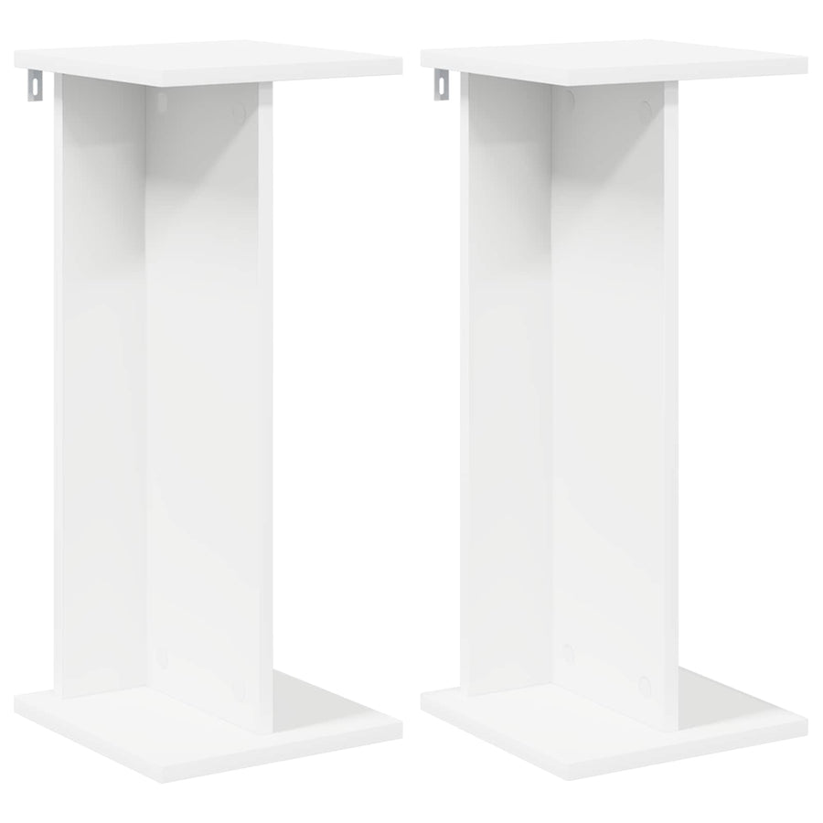 Plantenstandaard 2 pcs Wit 25 x 25,5 x 60,5 cm