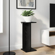Plantenstandaard 2 stuks 25x25.5x60.5 cm zwart eik
