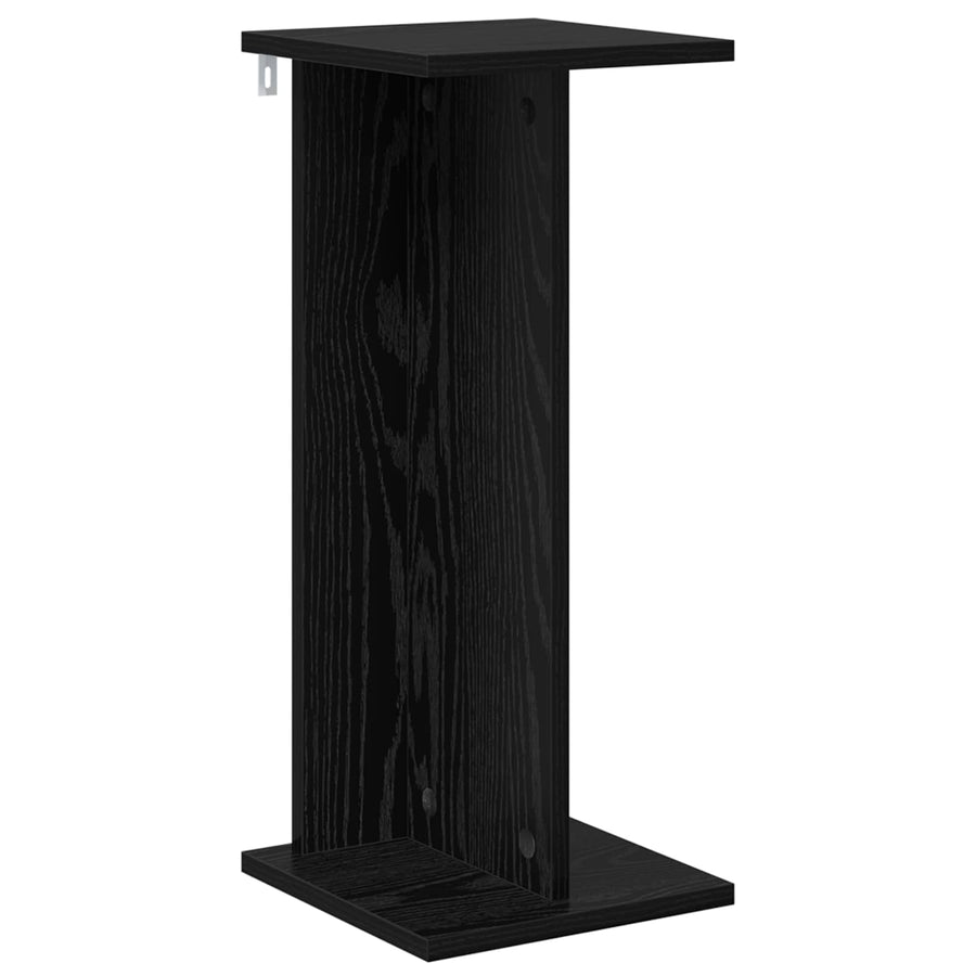 Plantenstandaard 2 pcs Zwarte Eik 25 x 25,5 x 60,5 cm