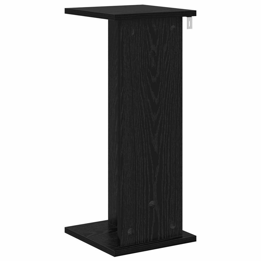 Plantenstandaard 2 pcs Zwarte Eik 25 x 25,5 x 60,5 cm
