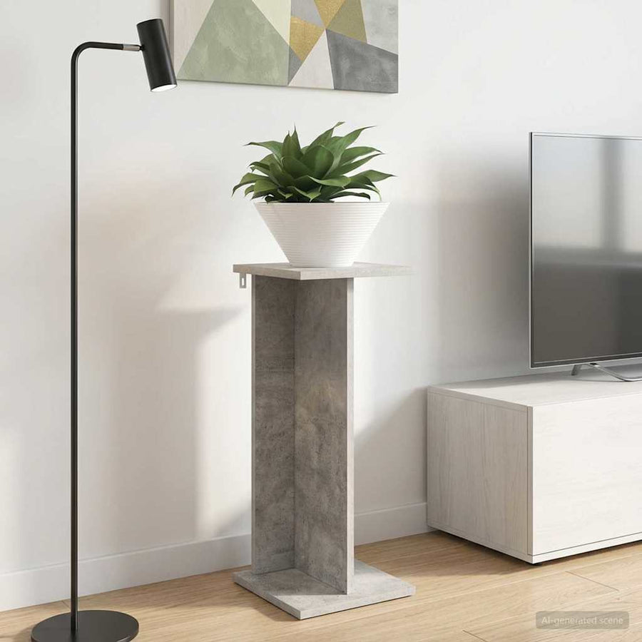 Plantenstandaard Beton Grijs 25 x 25,5 x 60,5 cm
