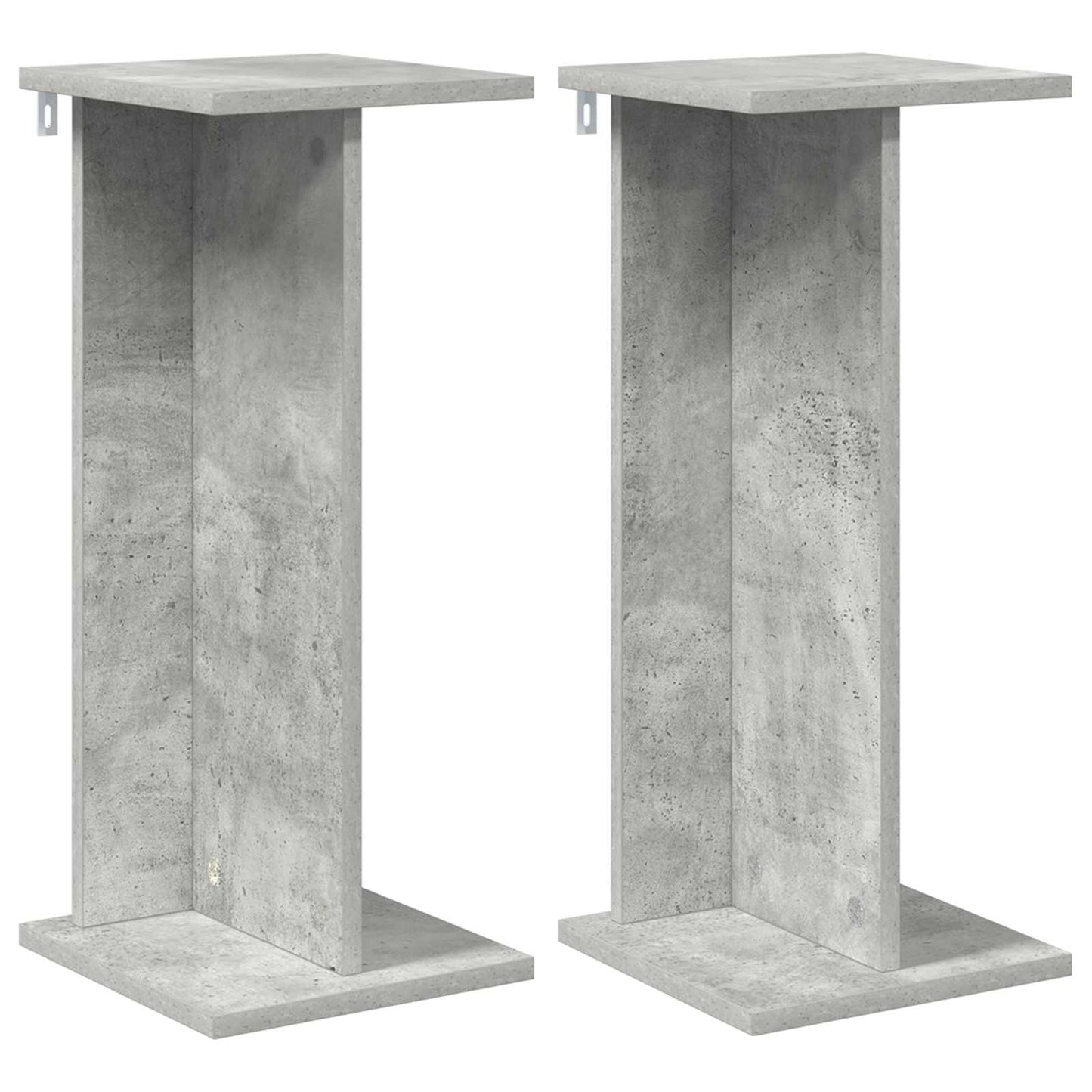 Plantenstandaard 2 pcs Beton Grijs 25 x 25,5 x 60,5 cm