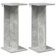 Plantenstandaard 2 pcs Beton Grijs 25 x 25,5 x 60,5 cm