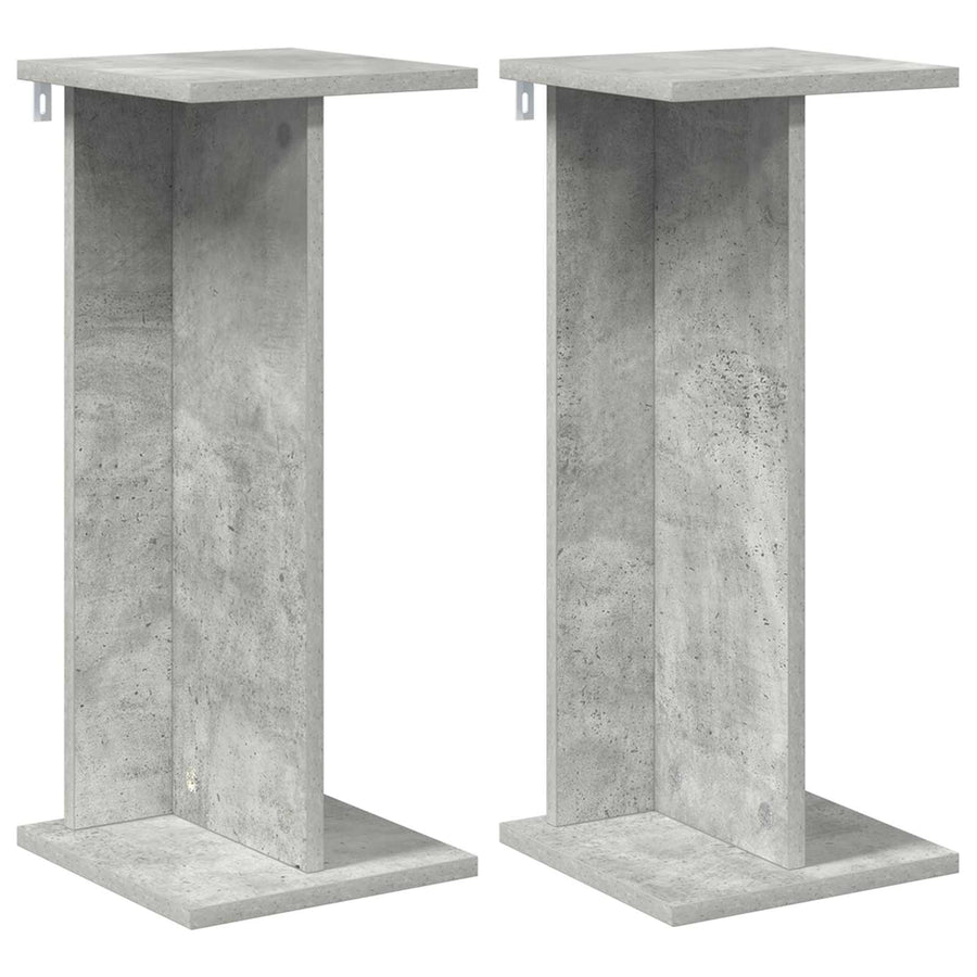Plantenstandaard 2 pcs Beton Grijs 25 x 25,5 x 60,5 cm