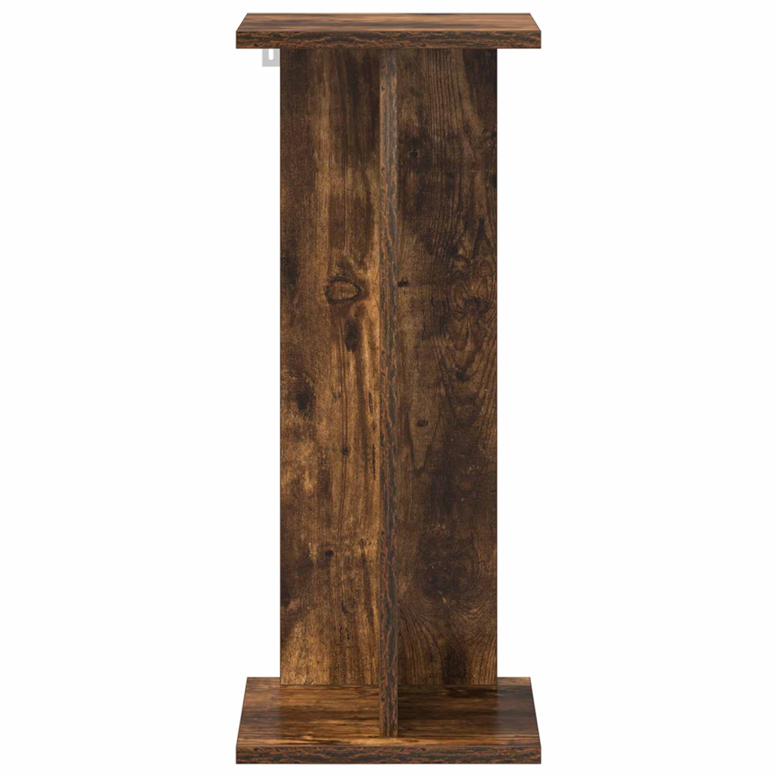 Plantenstandaard 2 pcs Gerookte Eik 25 x 25,5 x 60,5 cm