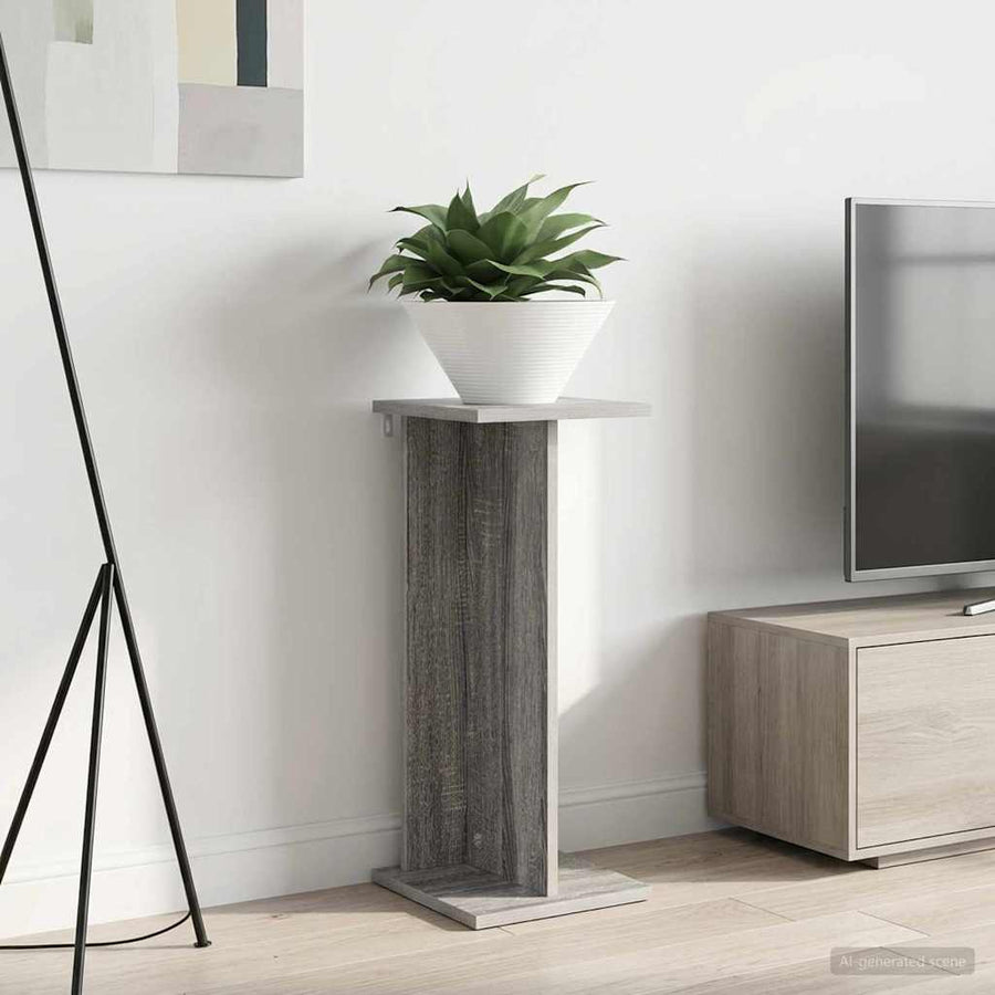 Plantenstandaard Grijze Sonoma 25 x 25,5 x 60,5 cm