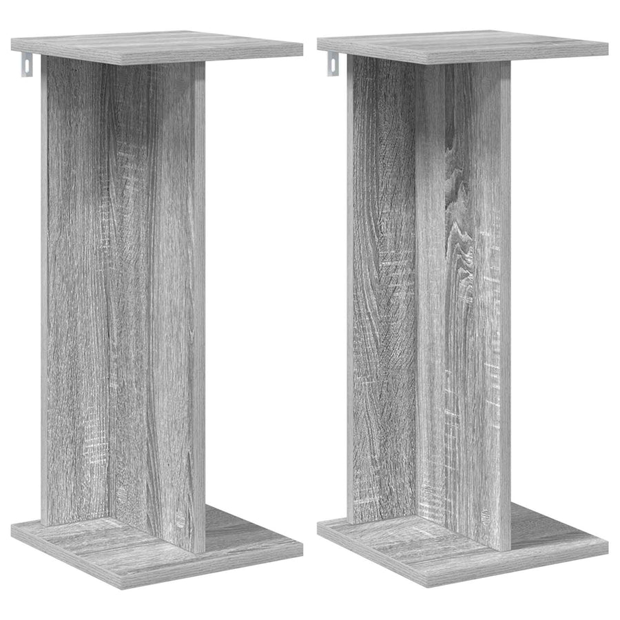 Plantenstandaard 2 pcs Grijze Sonoma 25 x 25,5 x 60,5 cm