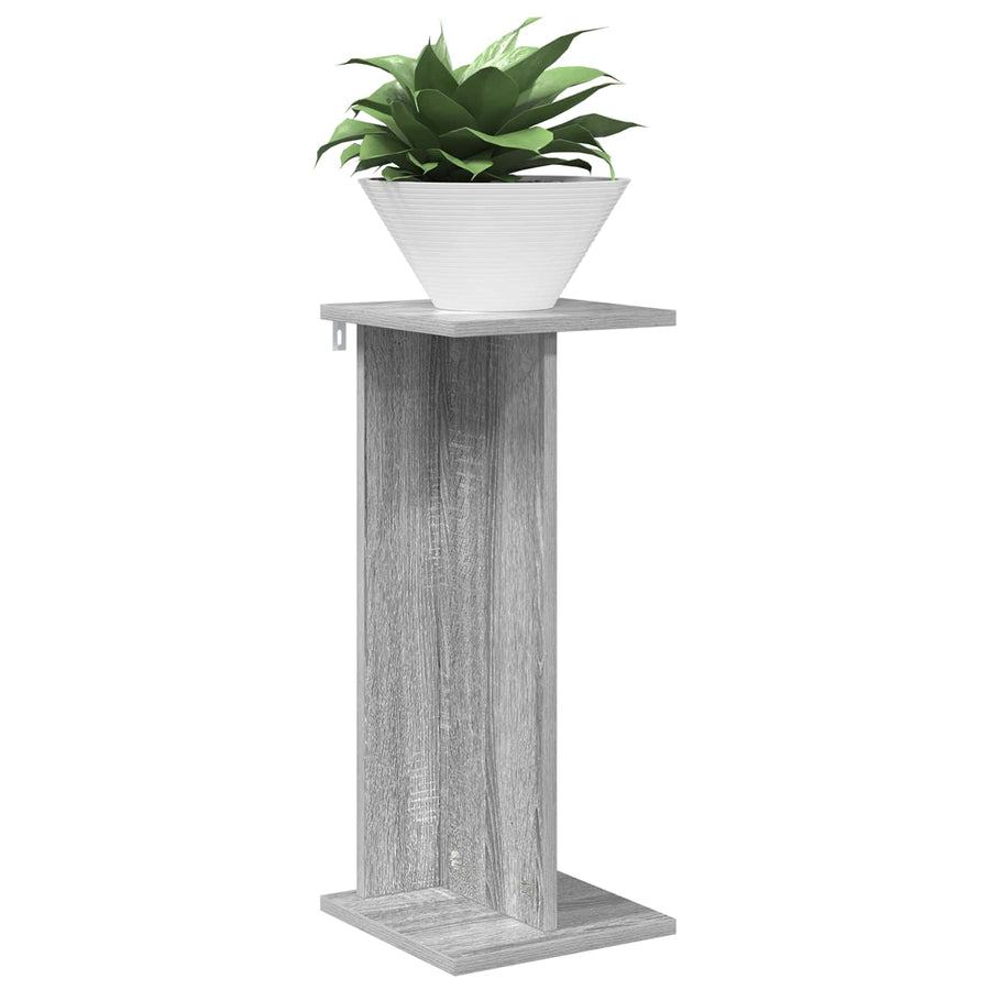 Plantenstandaard 2 pcs Grijze Sonoma 25 x 25,5 x 60,5 cm